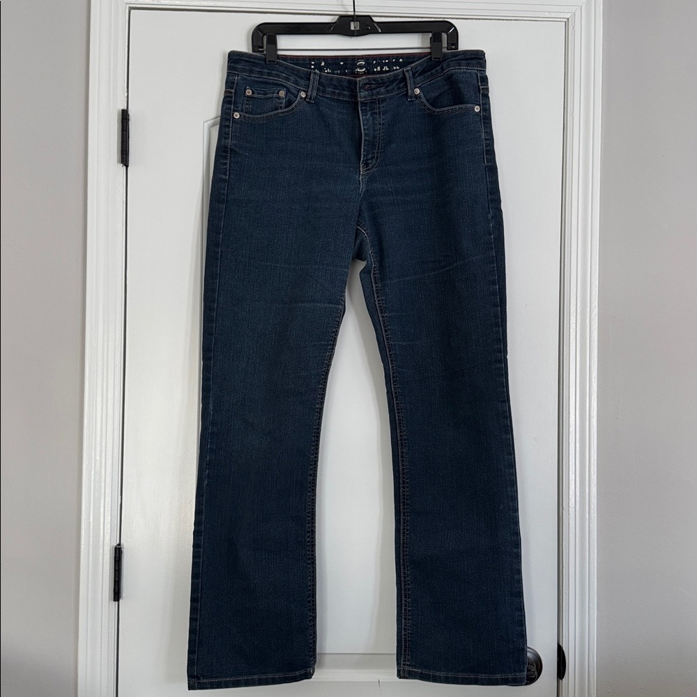 Dickies 5-pocket Women’s Bootcut Relaxed Fit Mid-Rise Denim Blue Jeans Size 8